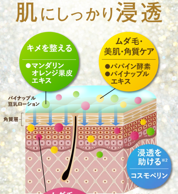 パイナップル豆乳ローション25