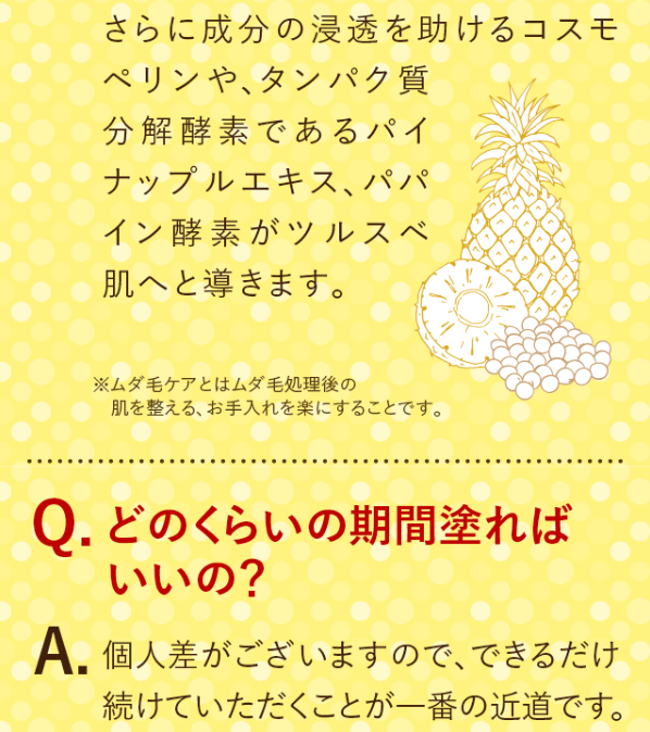 パイナップル豆乳ローション72