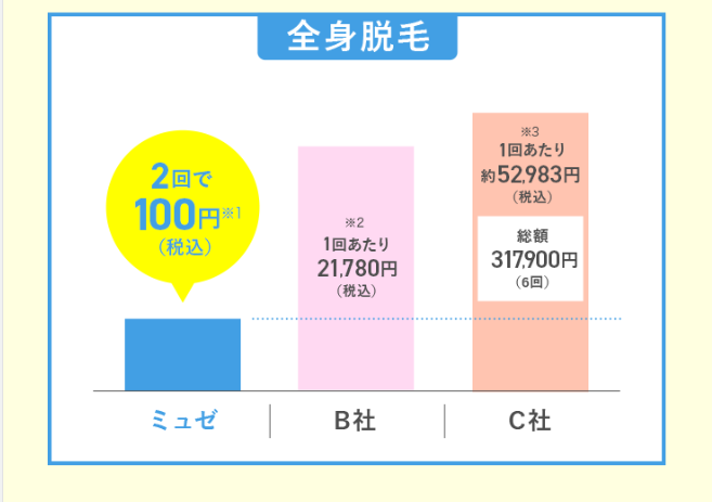 全身脱毛