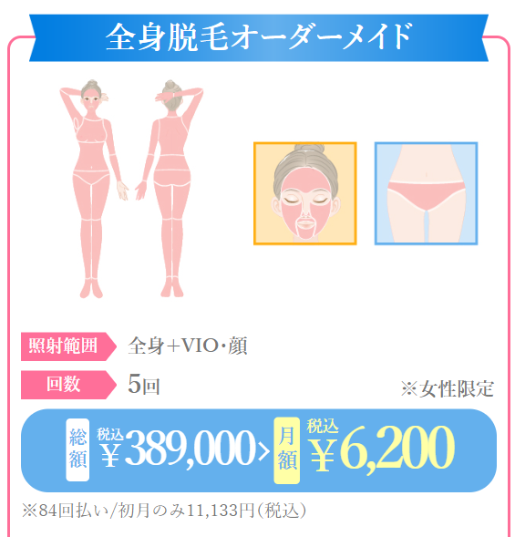 全身脱毛3