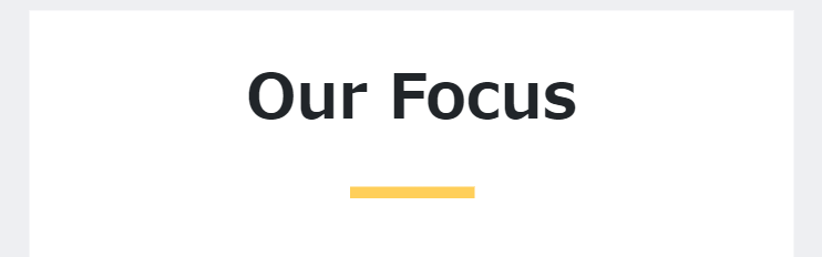 focus