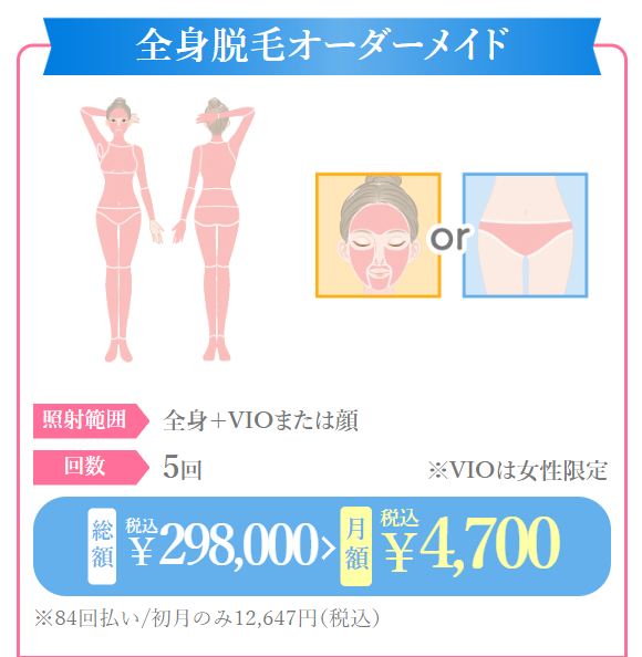 全身脱毛2