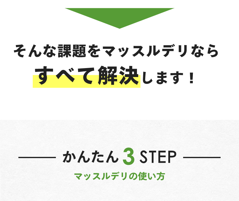 すべて解決します