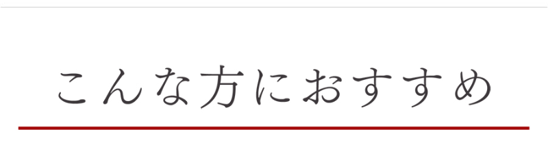 こんな方におすすめ-1