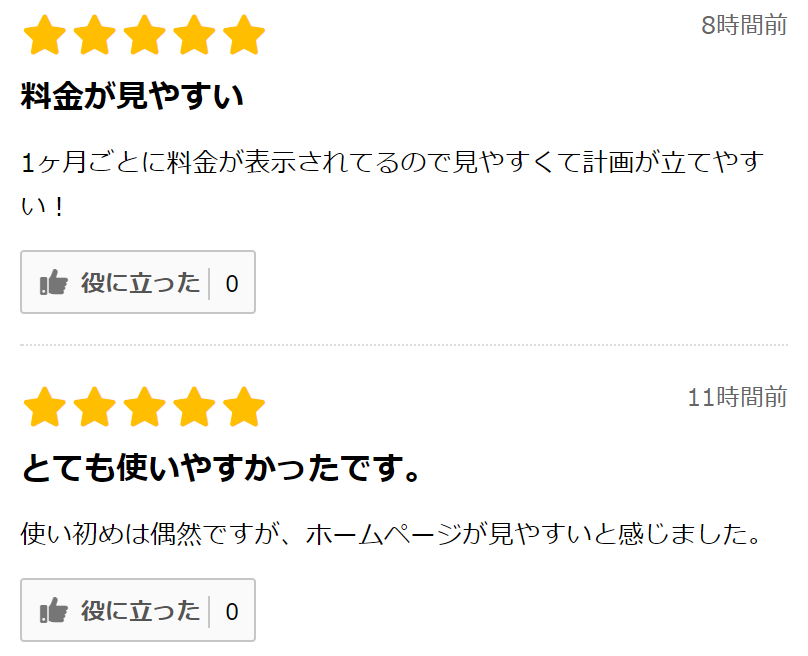 口コミ２
