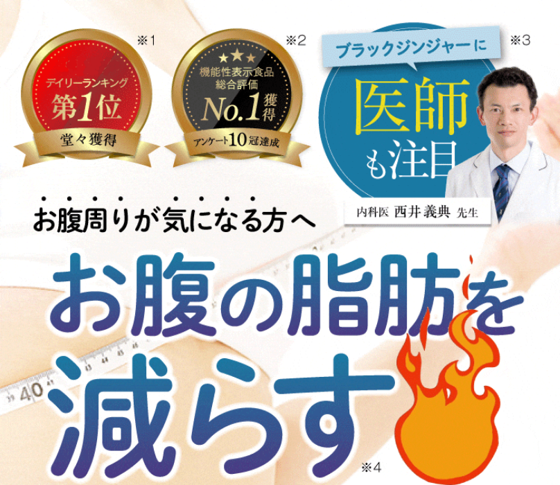 お腹の脂肪を減らす