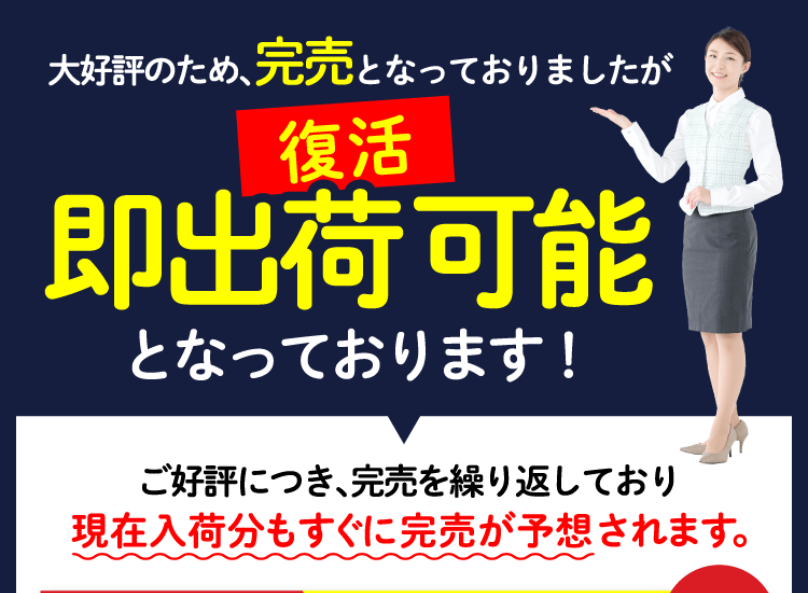 即出荷可能