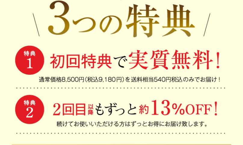3つの特典3-1