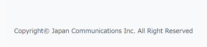 ページフッター