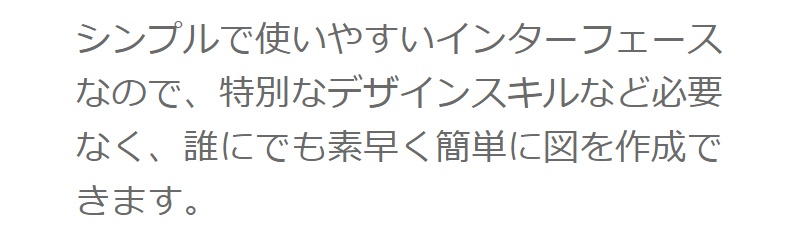 豊富なテンプレートとシンプルなUI2