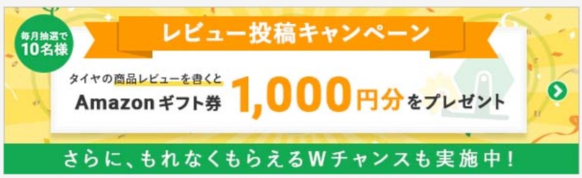 レビュー投稿キャンペーン