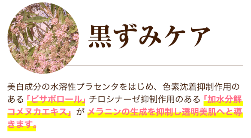 黒ずみケア