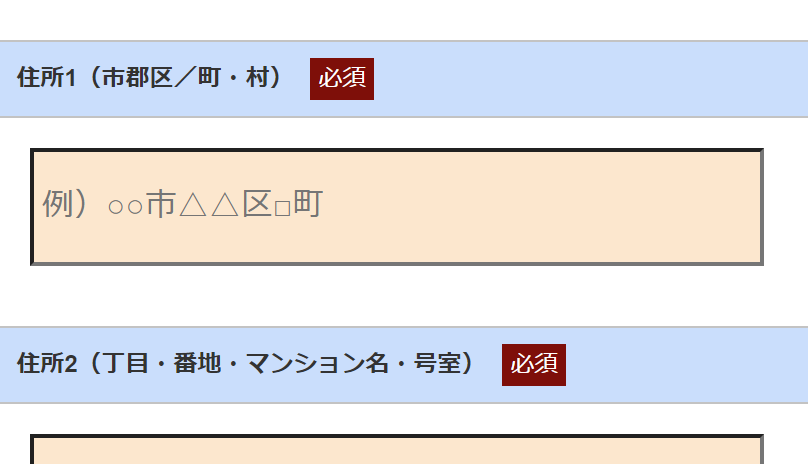 お客様情報の入力5
