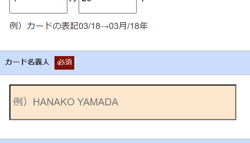 お客様情報の入力11