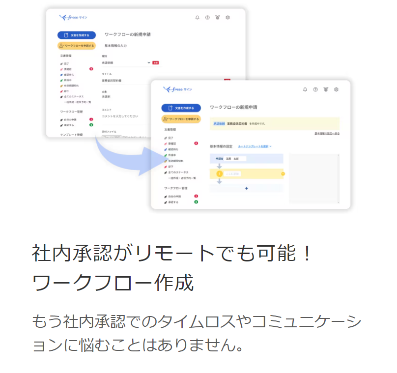 ワークフロー作成