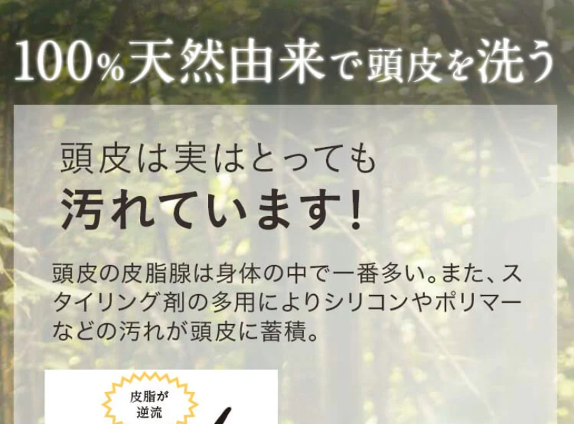 実は頭皮はとても汚れている