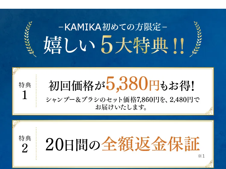 黒髪クリームシャンプー・カミカ-105