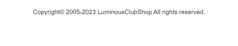 ページフッター