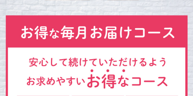 お得な毎月お届けコース8