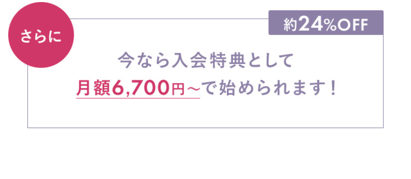 今なら月額6700円から始められる-3