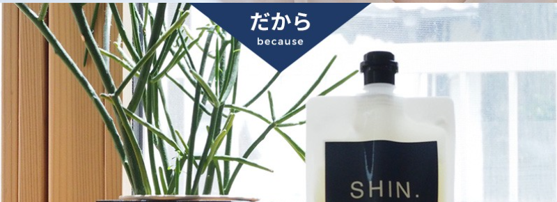 メンズヘアケアシャンプーSHIN-8
