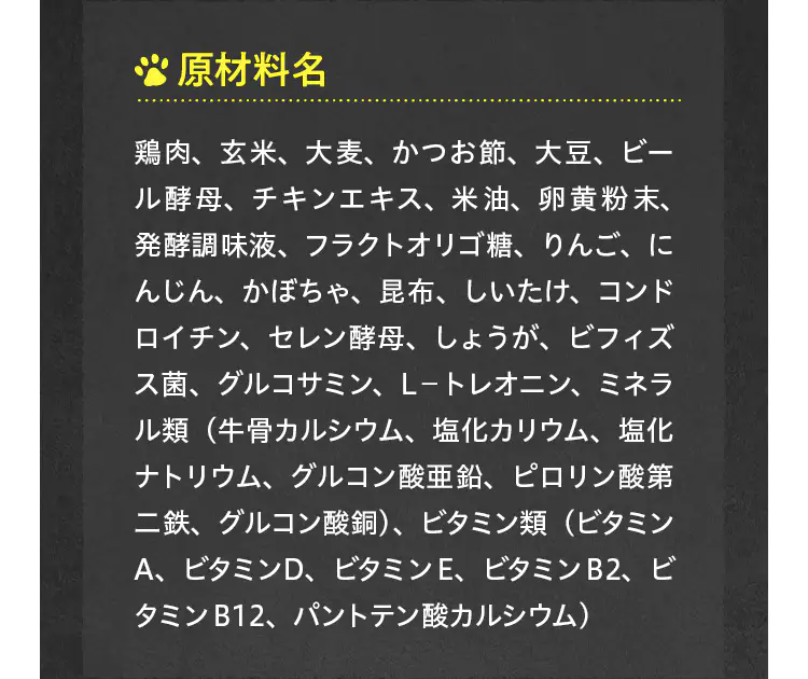 原材料名
